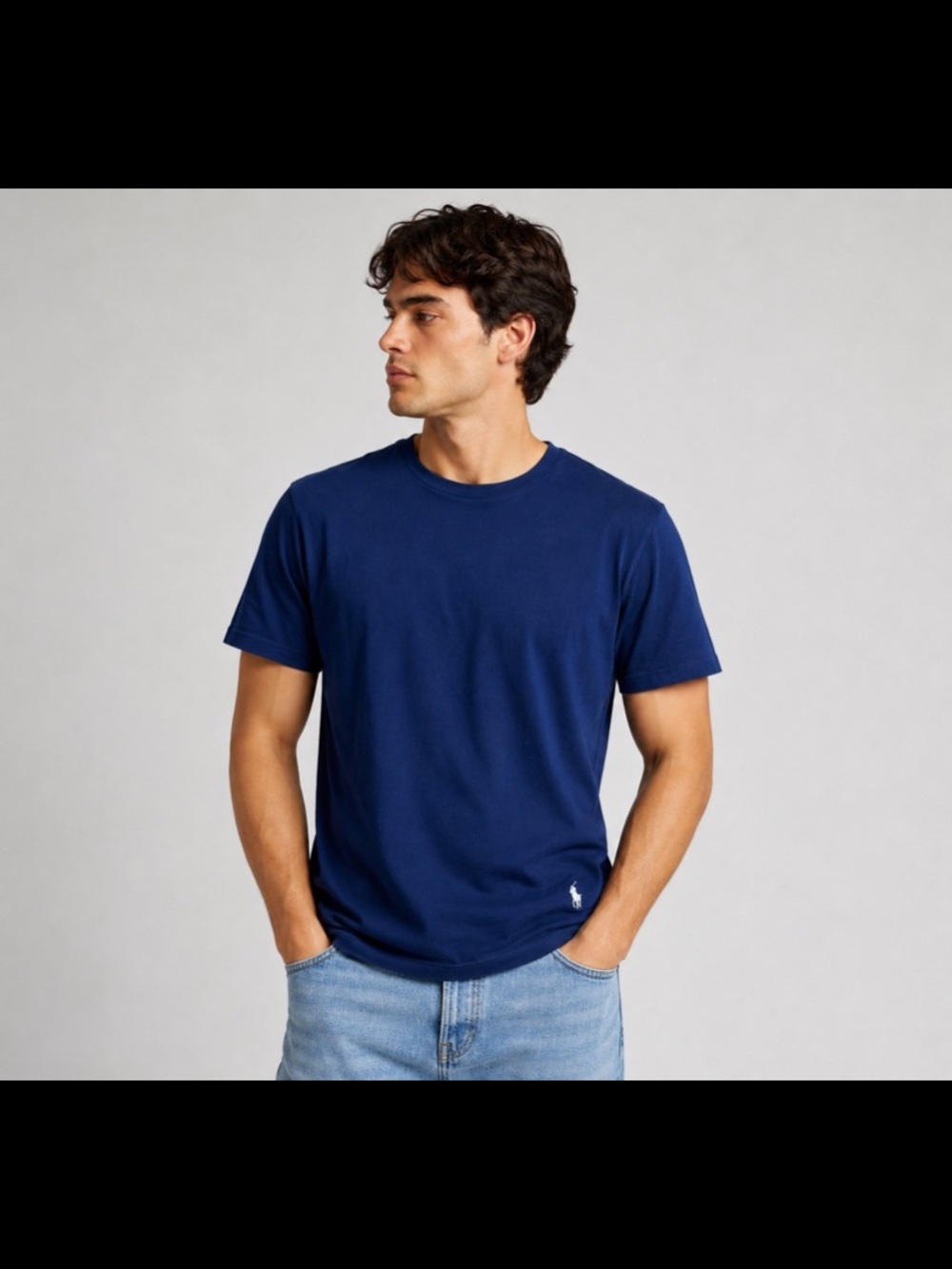 Polo Ralph Lauren Classic Navy Crewneck T‑Shirt - Ralph Lauren polo size S